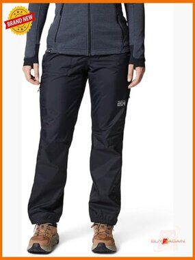Waterproof Hiking Pant 3-Layer Shell Elastic Waist Packable